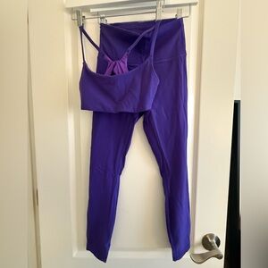 SOLD Lululemon Wunder Train Set Bundle PETROL purple